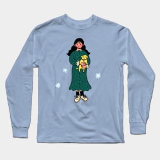 Girl holding Dog Long Sleeve T-Shirt